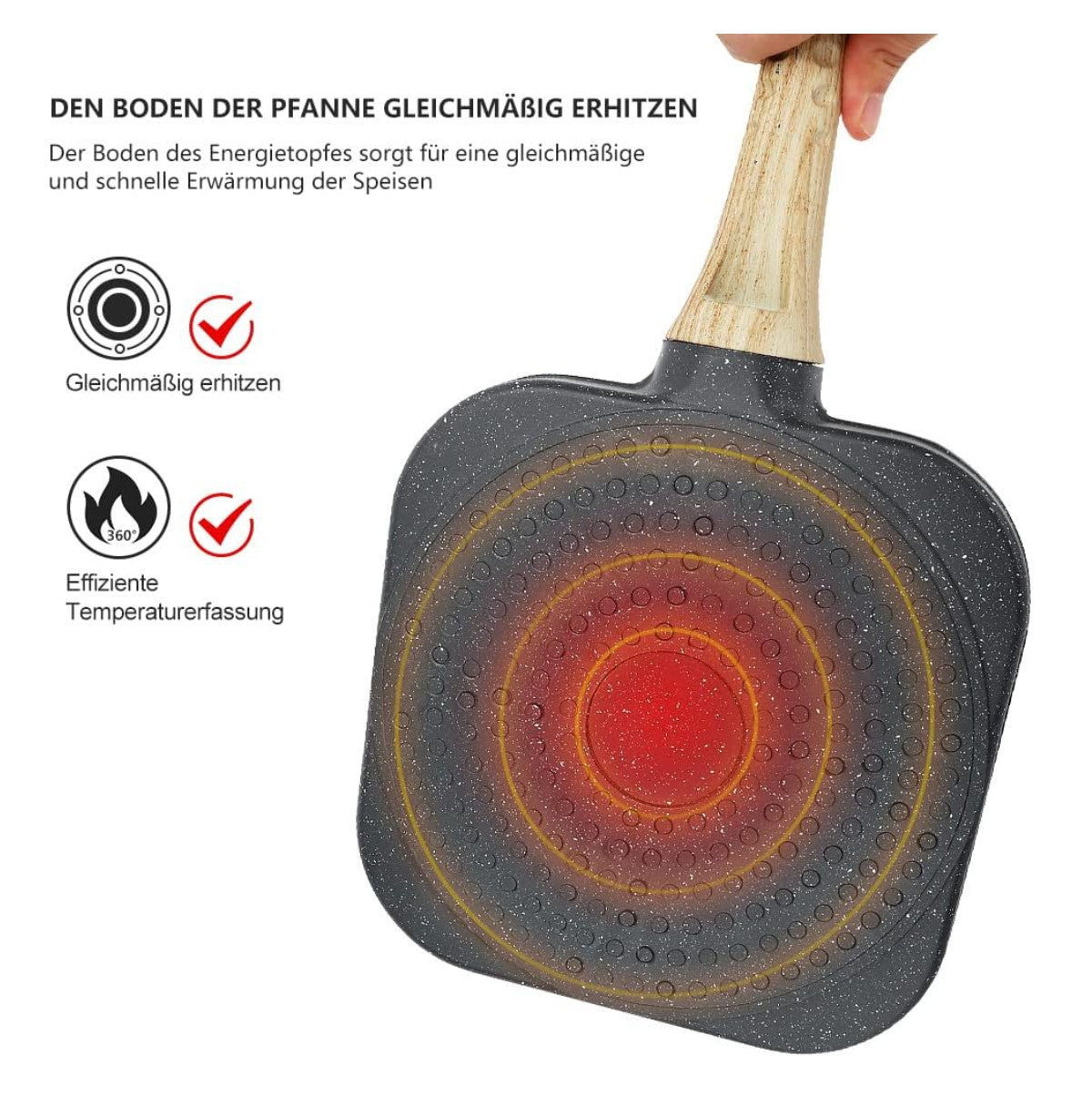 TreeChef - Sartén Antiadherente 3 en 1