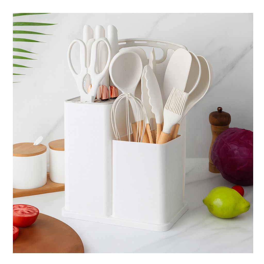 Set De Utensilios De Silicona